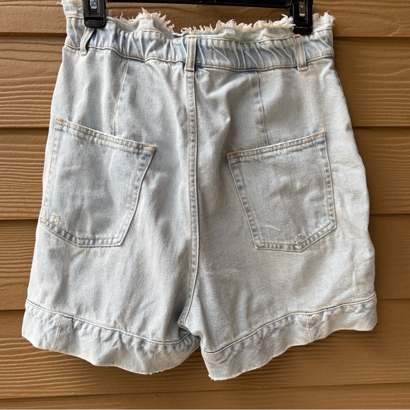 Mes Demoiselles Mes Shorties High Rise Denim Shorts Size FR 38 - Picture 3 of 7